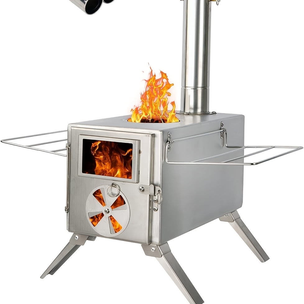 Outdoor Camping Wood Burning Stove - Camping wood stove stainless steel camping
