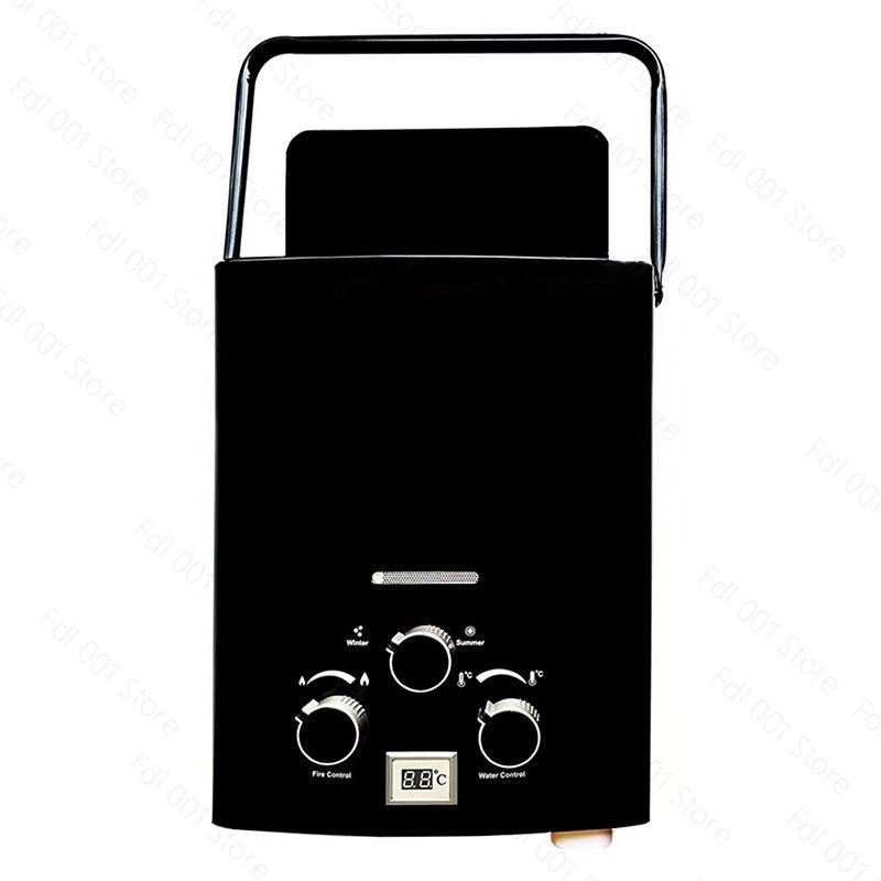 Outdoor Camping Heater - 6L Portable Tankless Gas Water Heater