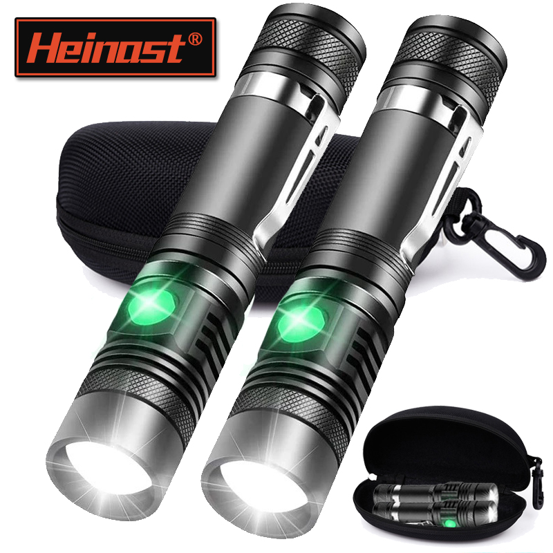 Outdoor Camping Items - Rechargeable T6 Handheld Flashlight Use 18650