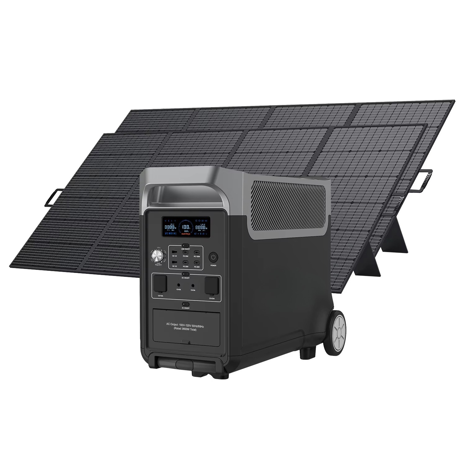 Portable Power Station - Fossibot F3600 Pro Generator With Solar