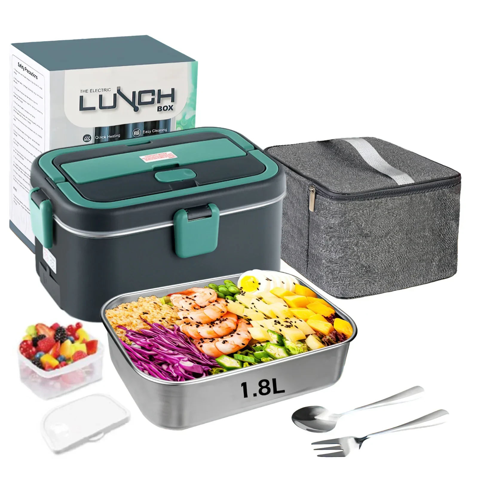 Outdoor Camping Heater - Electric Lunch Box Food Warmer 1.8