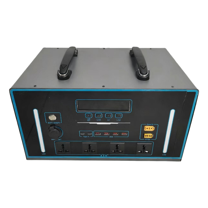 Portable Power Station - AC 2000w 2500w Lifepo4 Battery MPPT