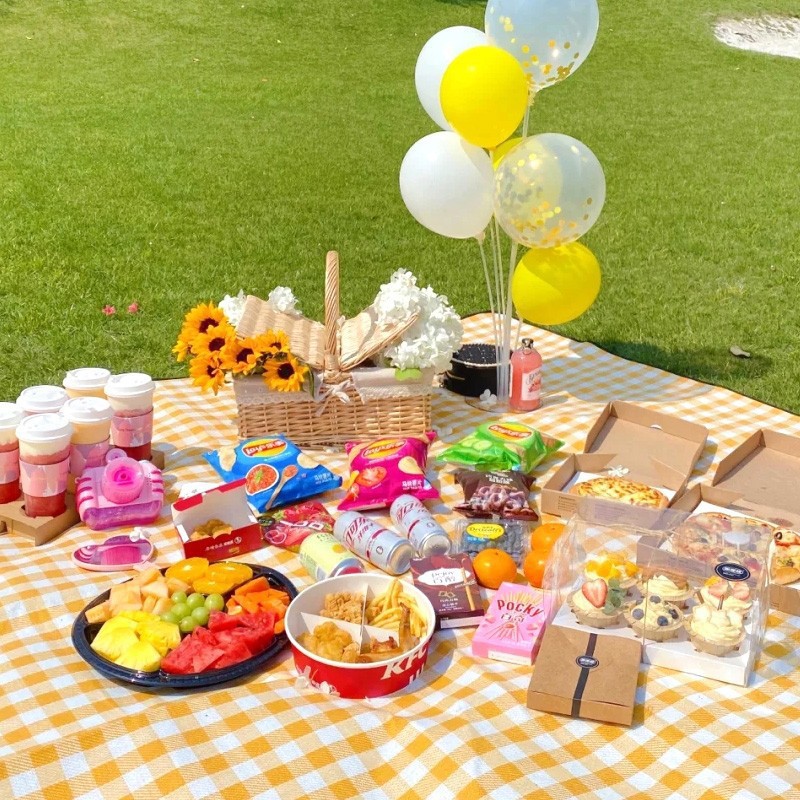 200x200cm Extra Large Picnic M - Outdoor Camping Rug Waterproof ulasan dan harga