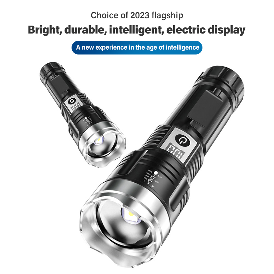 High Power 200000LM LED Flashl - Outdoor Camping Lampe ulasan dan harga