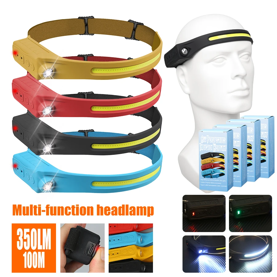 Rechargeable Headlamp 350 Lume - Headlamp ulasan dan harga
