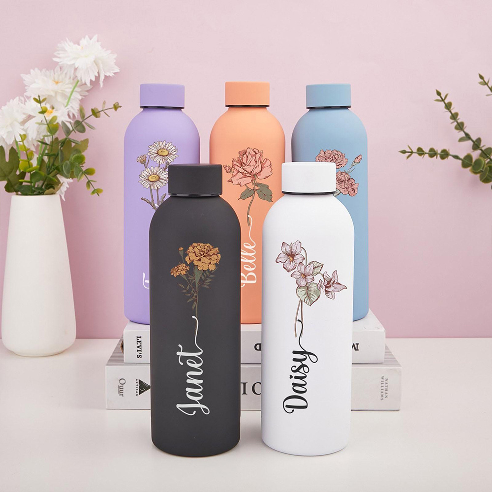 Customized Floral Water Bottle - Outdoor Camping Items ulasan dan harga