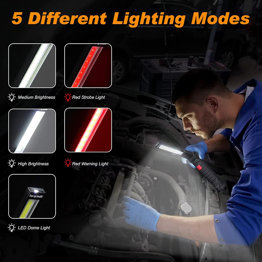 Portable LED Flashlight with M - Outdoor Camping Lampe ulasan dan harga