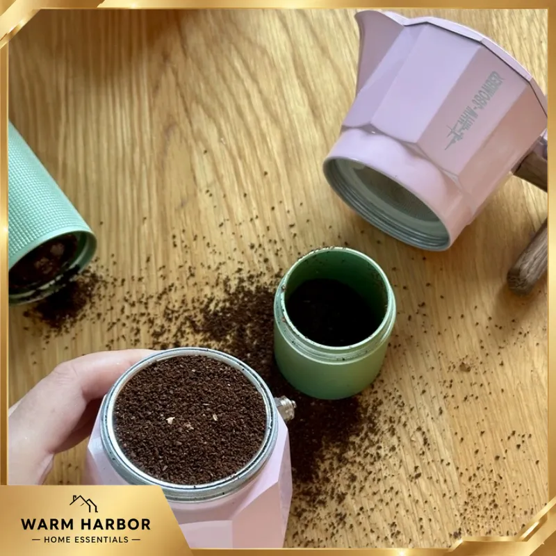 MHW-3BOMBER Moka Pot 100ml Sto - Camp Percolator Coffee ulasan dan harga