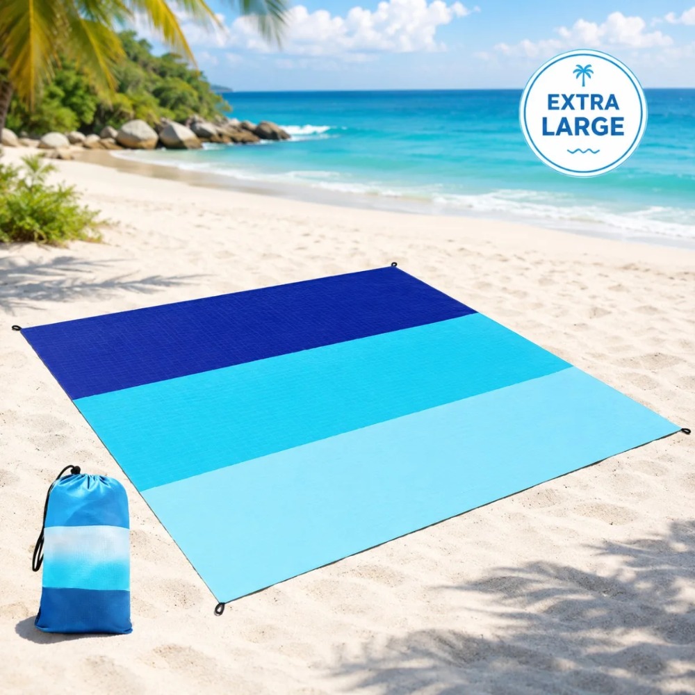 Outdoor Oversized Sand Resista - Outdoor Camping Rug Waterproof ulasan dan harga