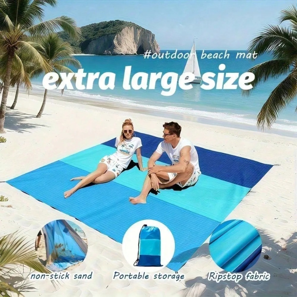 Outdoor Oversized Sand Resista - Outdoor Camping Rug Waterproof ulasan dan harga