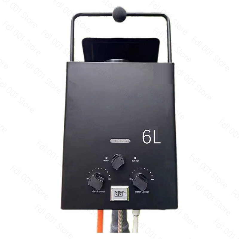 6L Portable Tankless Gas Water - Outdoor Camping Heater ulasan dan harga