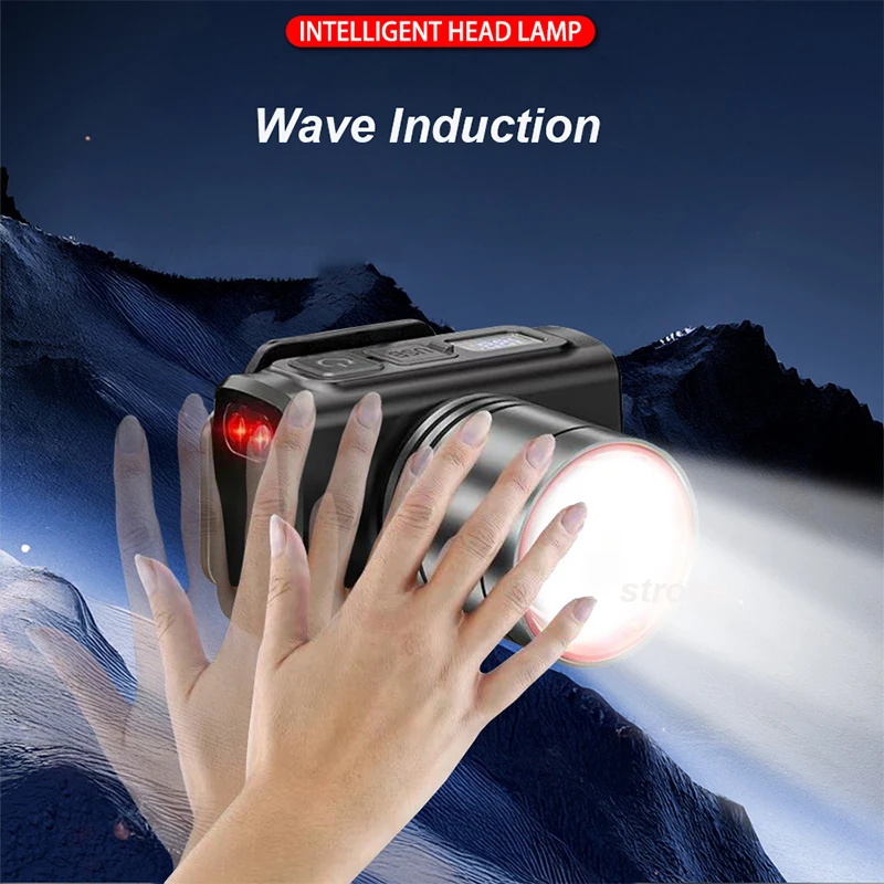 2026 LED digital Rechargeable  - Headlamp ulasan dan harga
