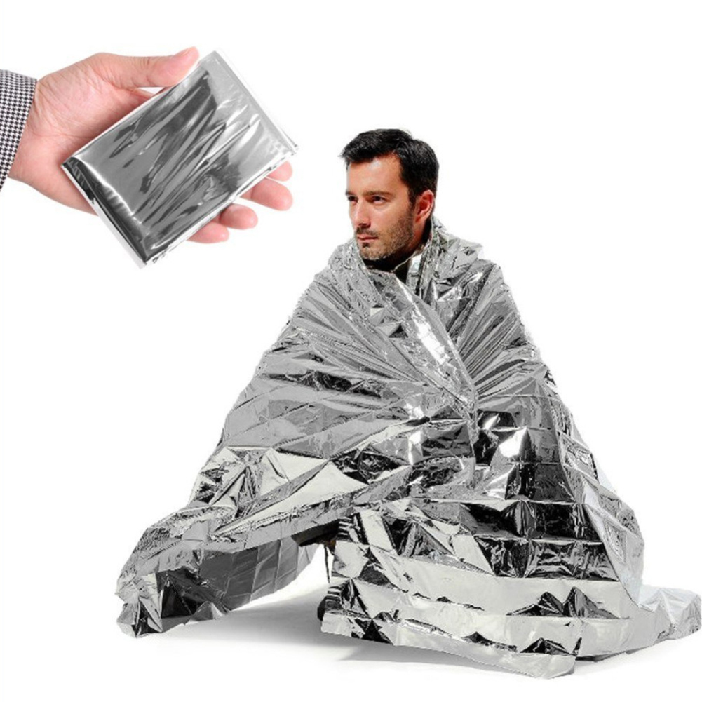 1-10PCS Emergency Thermal Blan - Outdoor Camping Rug Waterproof ulasan dan harga