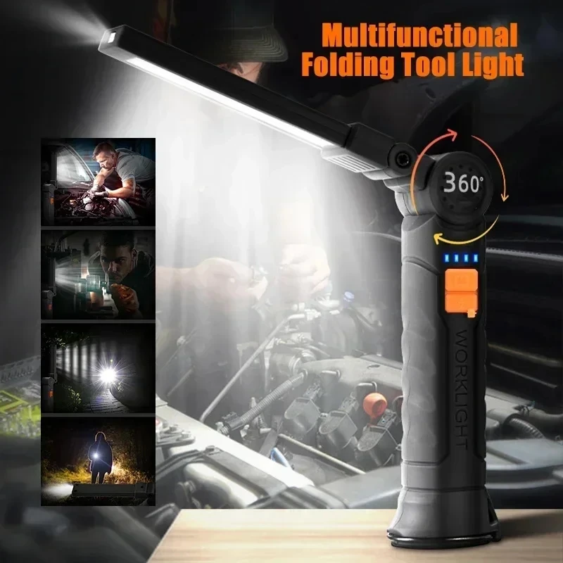 Portable COB LED Flashlight US - Outdoor Camping Adventure Lamp ulasan dan harga