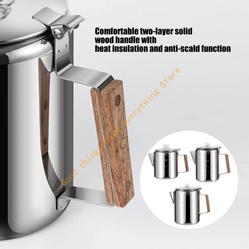 Sturdy Nonrust Steel Camping C - Camp Percolator Coffee ulasan dan harga