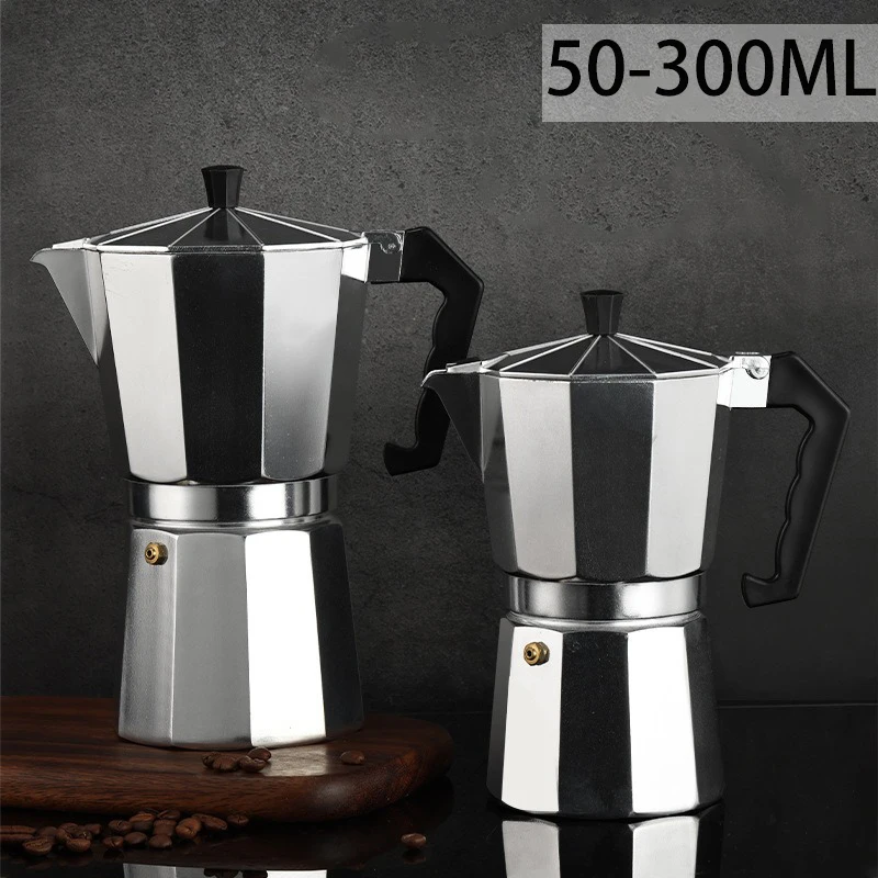 Multi-Size Aluminum Moka Pot C - Camp Percolator Coffee ulasan dan harga