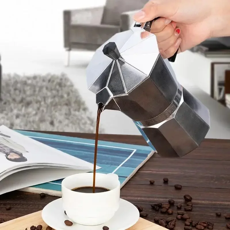 Multi-Size Aluminum Moka Pot C - Camp Percolator Coffee ulasan dan harga