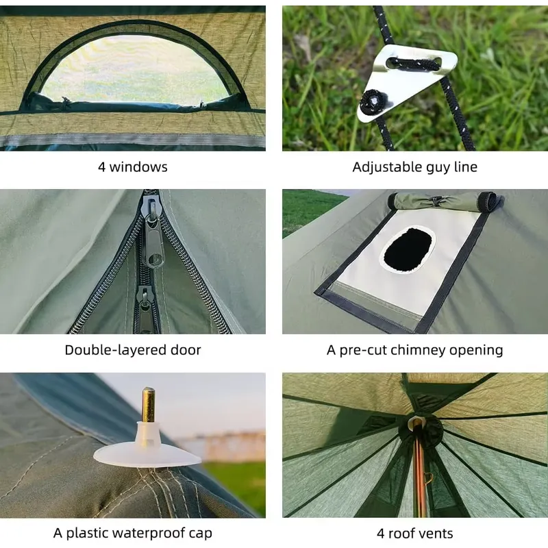 4M Outdoor Camping Large Glamp - Outdoor Yurt Camping ulasan dan harga