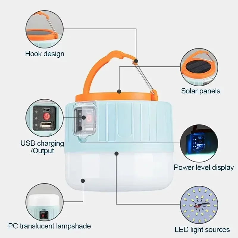 Solar Camping Lantern Recharge - Outdoor Camping Lampe ulasan dan harga