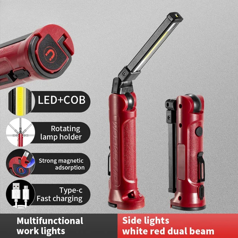 COB LED Work Light Rechargeabl - Outdoor Camping Adventure Lamp ulasan dan harga