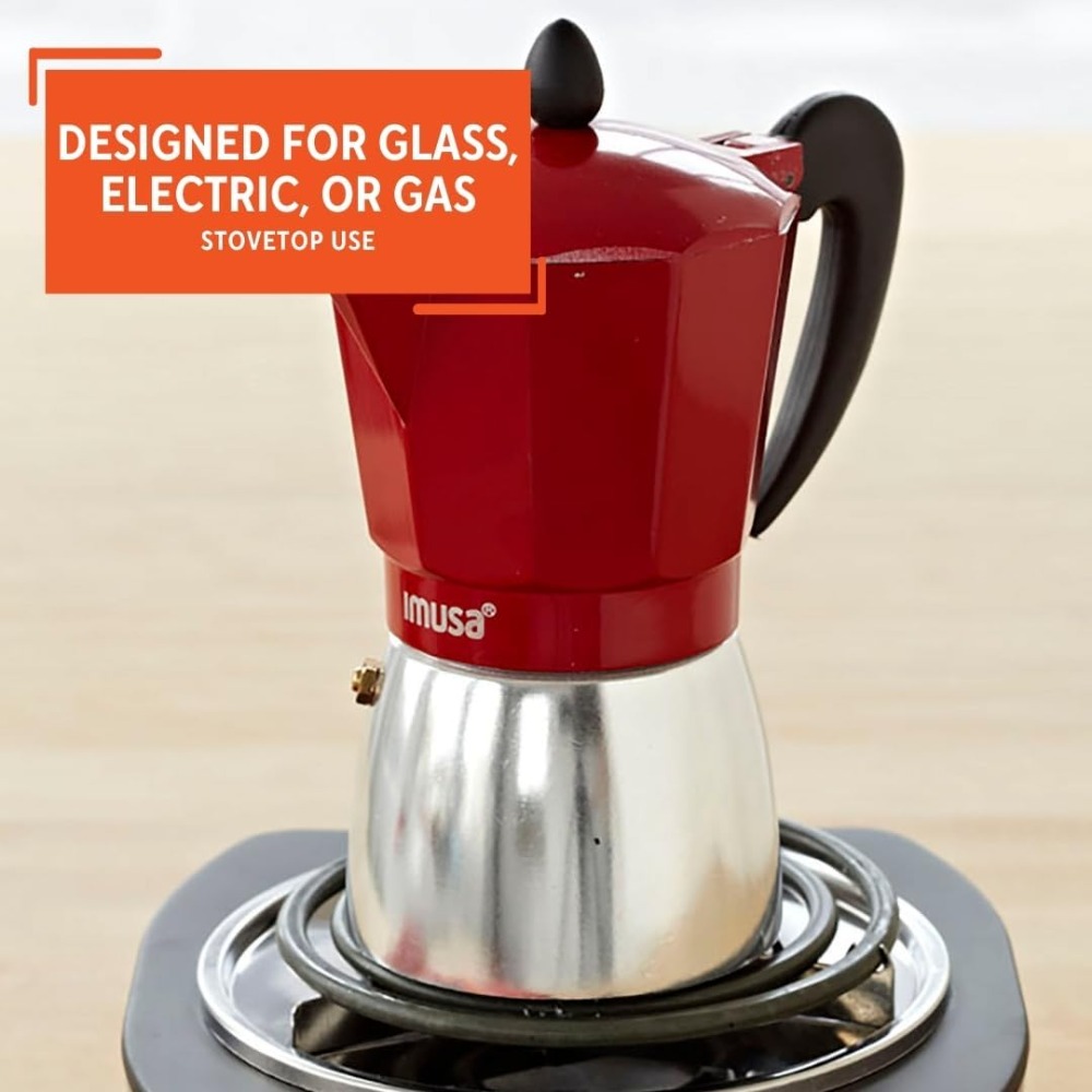 Stovetop Espresso Maker 3 Cup  - Camp Percolator Coffee ulasan dan harga