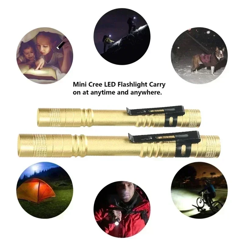 Portable Mini LED Pen Flashlig - Outdoor Camping Lampe ulasan dan harga