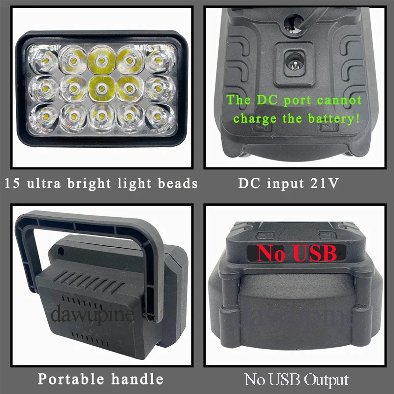 For Makita 18V Li-ion Battery  - Outdoor Camping Adventure Lamp ulasan dan harga
