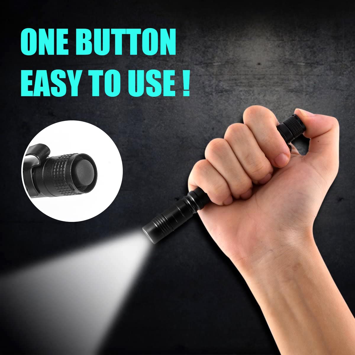 Portable Mini LED Pen Flashlig - Outdoor Camping Items ulasan dan harga