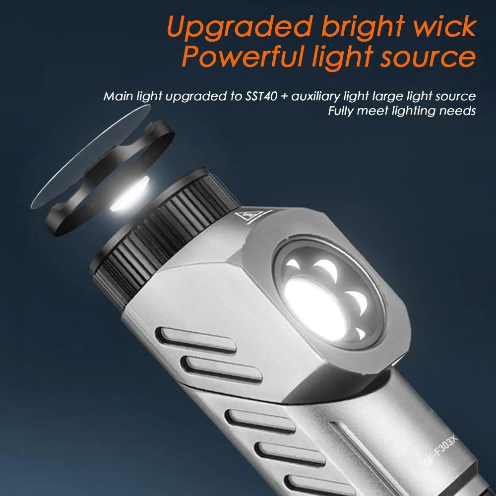 Powerful Mini LED Flashlight 9 - Outdoor Camping Lampe ulasan dan harga