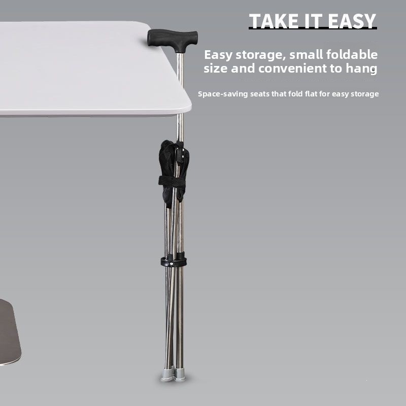 2-in-1 Folding Cane and Chair  - Outdoor Camping Table And Chairs ulasan dan harga