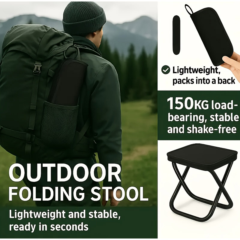  Folding Fishing Stool Portab - Outdoor Camping Stores ulasan dan harga