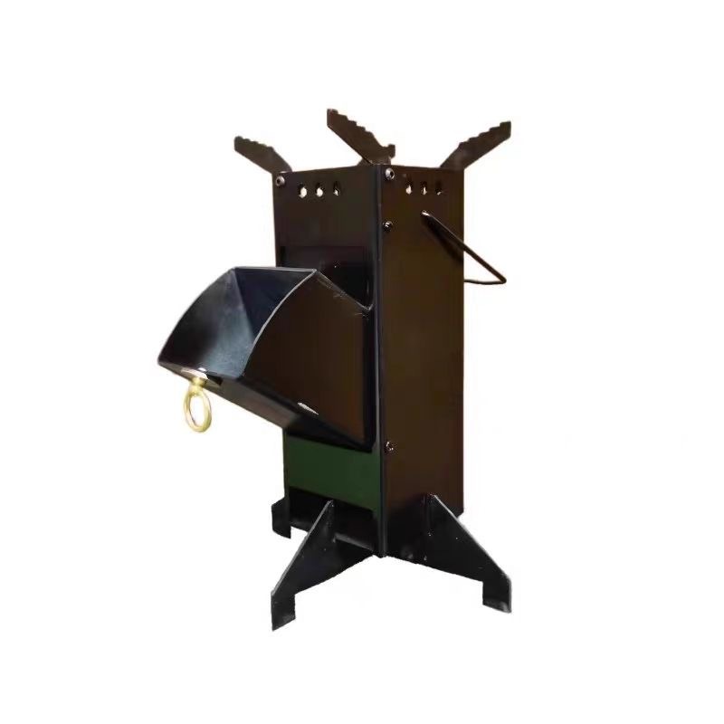 Portable Rocket Stove, Thick M - Outdoor Camping Wood Burning Stove ulasan dan harga