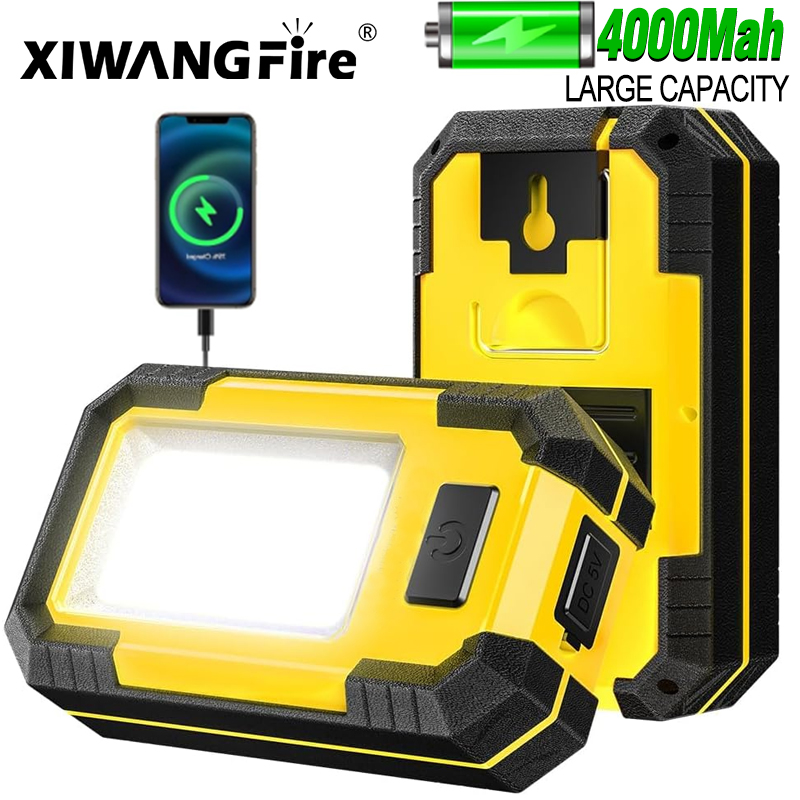 4000MaH Rechargeable Work Ligh - Outdoor Camping Adventure Lamp ulasan dan harga