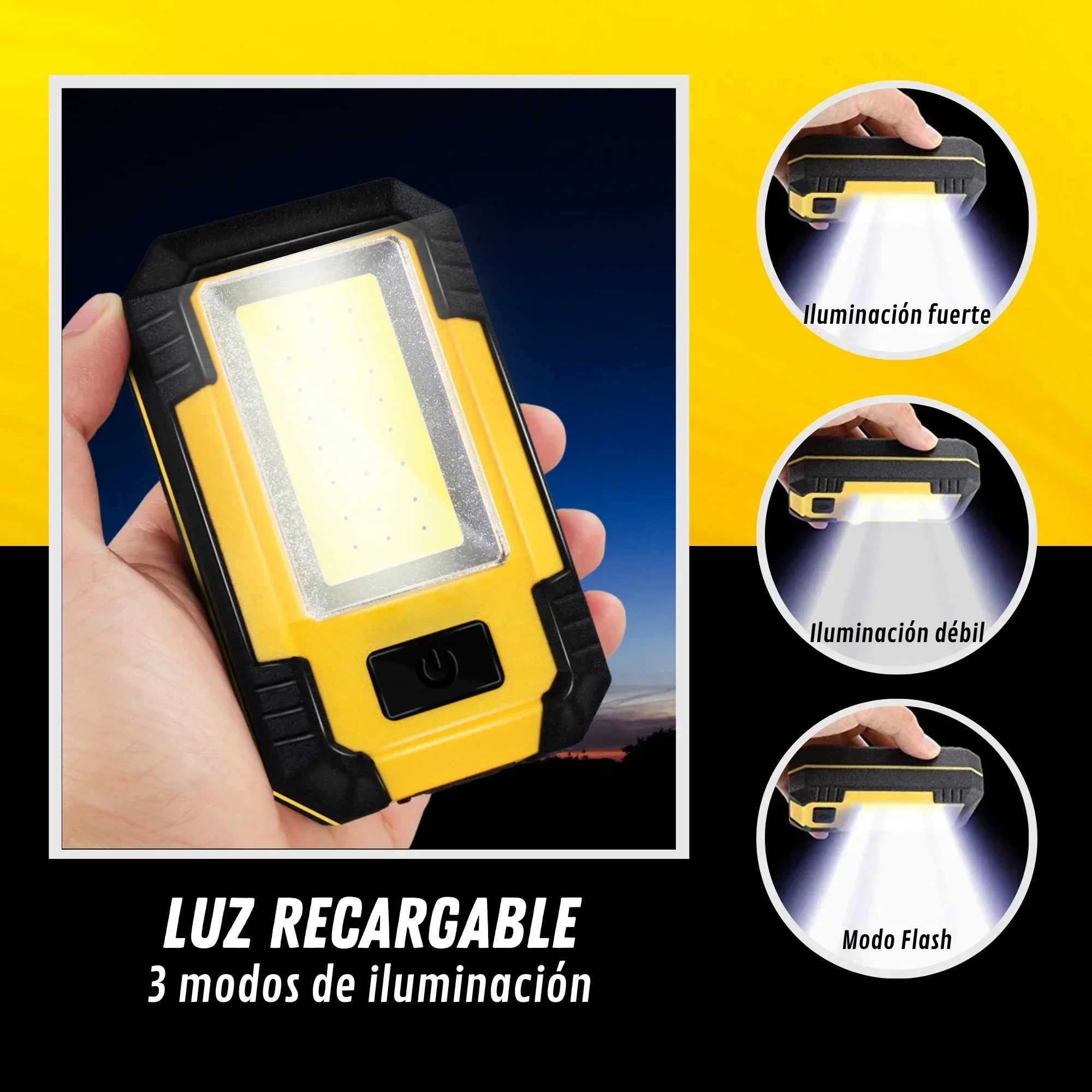 4000MaH Rechargeable Work Ligh - Outdoor Camping Adventure Lamp ulasan dan harga