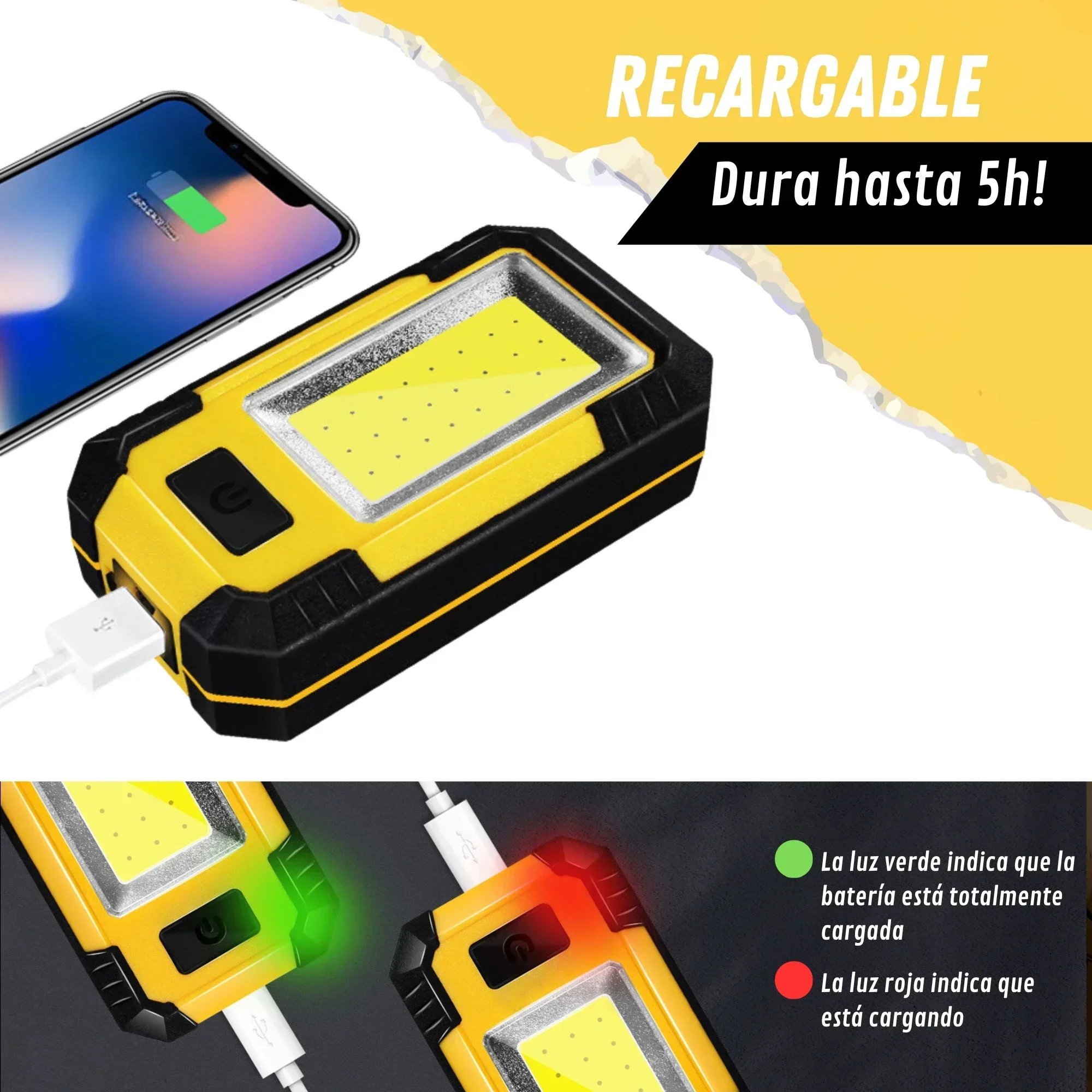 4000MaH Rechargeable Work Ligh - Outdoor Camping Adventure Lamp ulasan dan harga