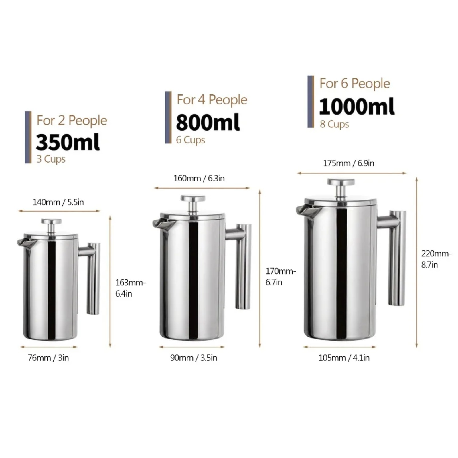 Portable French Press Stainles - Camp Percolator Coffee ulasan dan harga