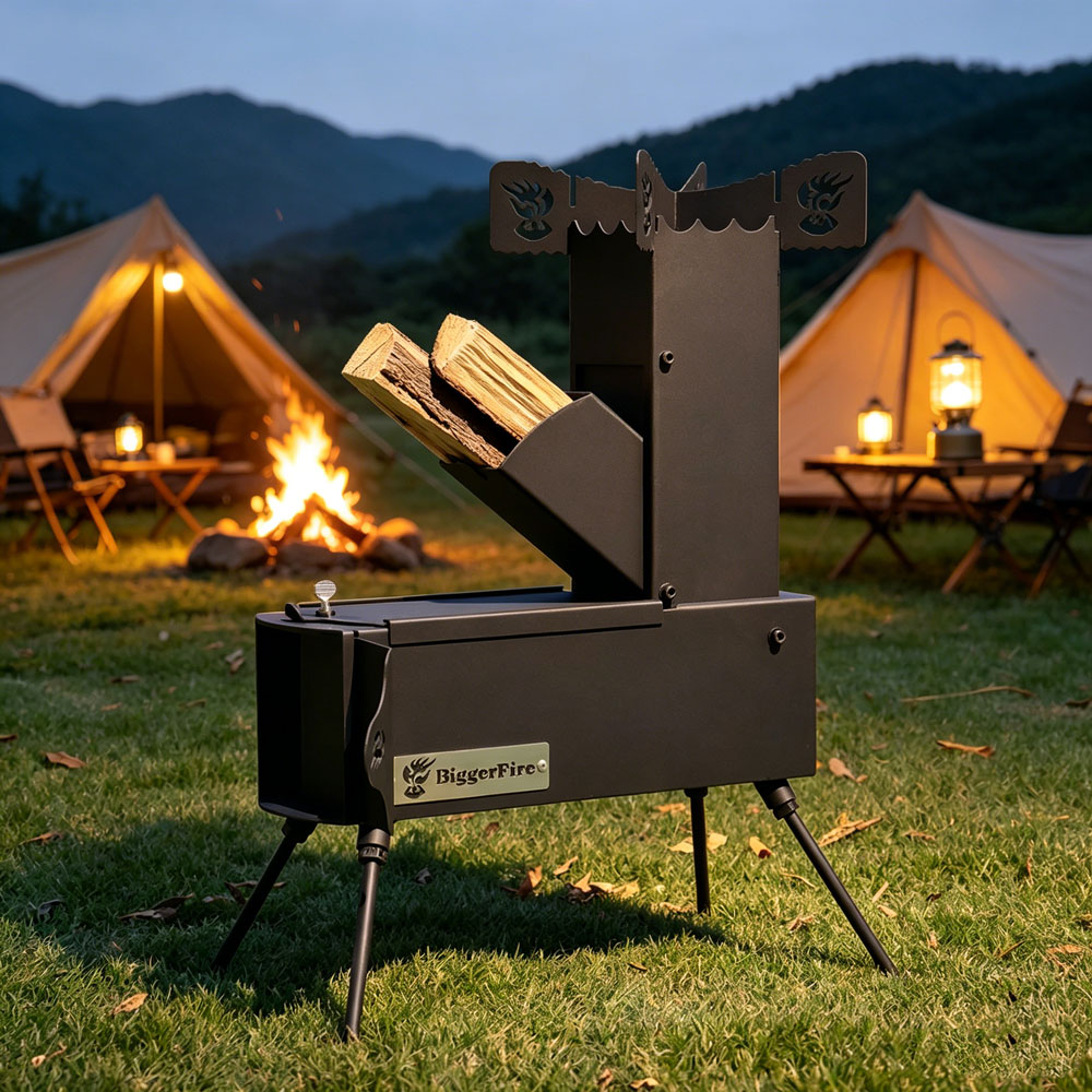 Rocket Stove for Cooking Porta - Outdoor Camping Wood Burning Stove ulasan dan harga