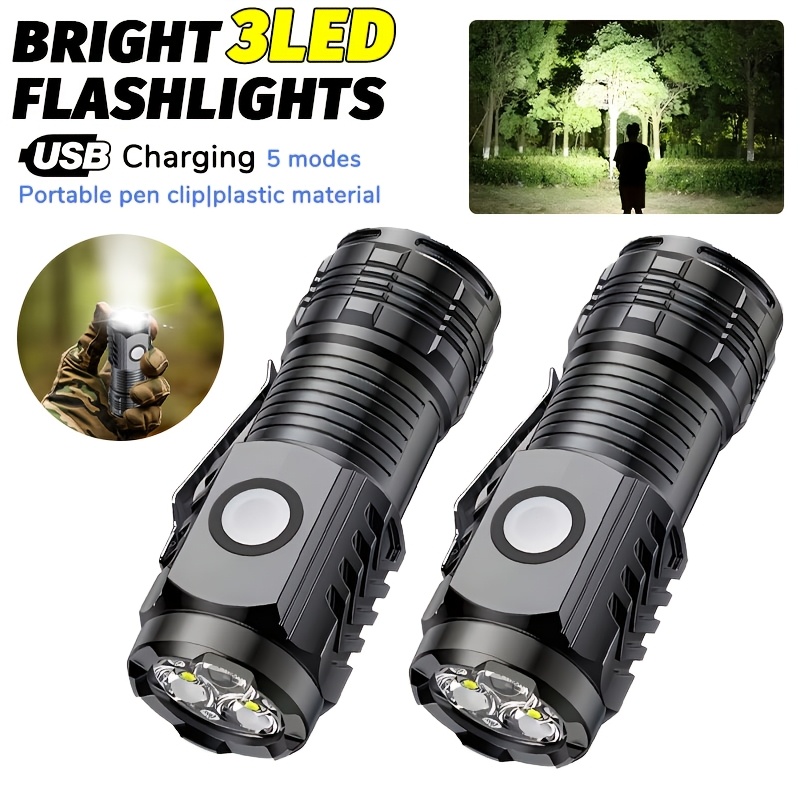 Portable Mini LED Handheld Fla - Outdoor Camping Items ulasan dan harga