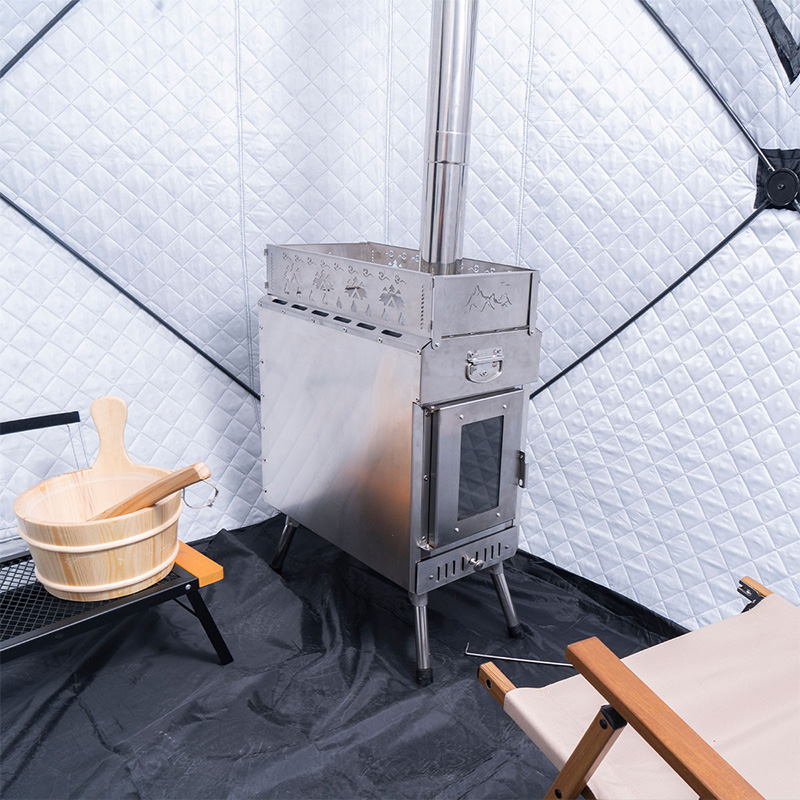 Portable Sauna Stove Wood-Burn - Outdoor Camping Wood Burning Stove ulasan dan harga