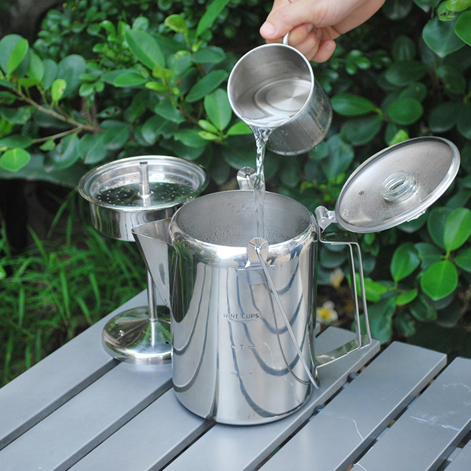 Outdoor Stainless Steel Campin - Camp Percolator Coffee ulasan dan harga