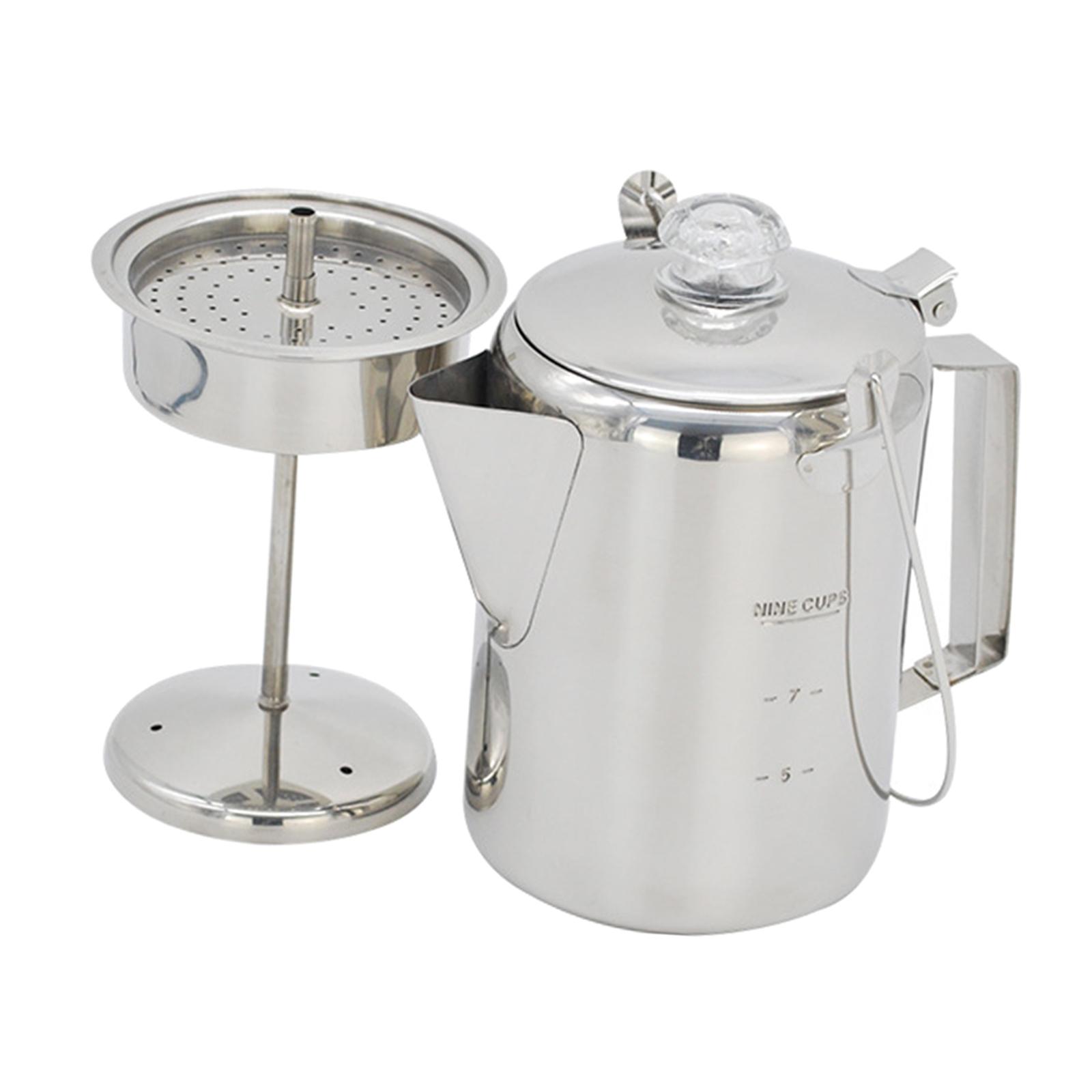 Outdoor Stainless Steel Campin - Camp Percolator Coffee ulasan dan harga