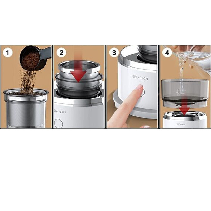 Portable Automatic Hand Drip C - Camp Percolator Coffee ulasan dan harga