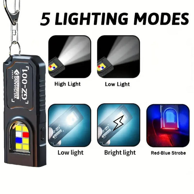 Multifunctional Keychain Flash - Outdoor Camping Adventure Lamp ulasan dan harga