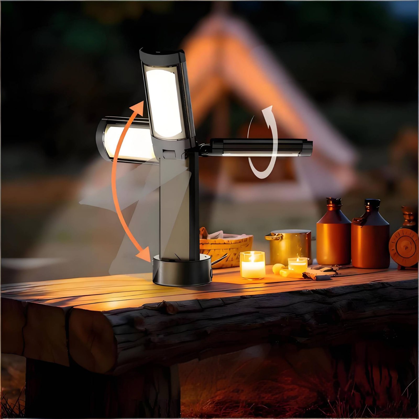 Telescopic Tent Lamp Adjustabl - Outdoor Camping Lampe ulasan dan harga