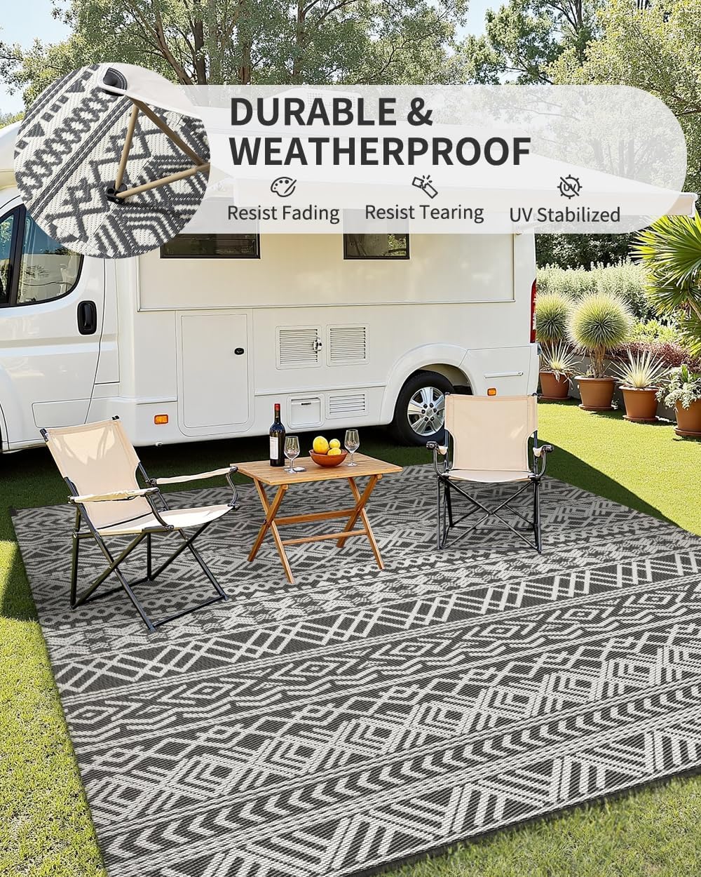 Outdoor Rug Carpet Waterproof  - Outdoor Camping Rugs 9X12 ulasan dan harga