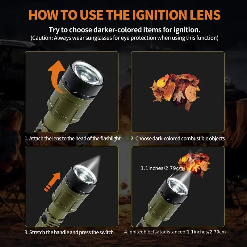 Ultra Powerful Flashlight Conc - Outdoor Camping Adventure Lamp ulasan dan harga
