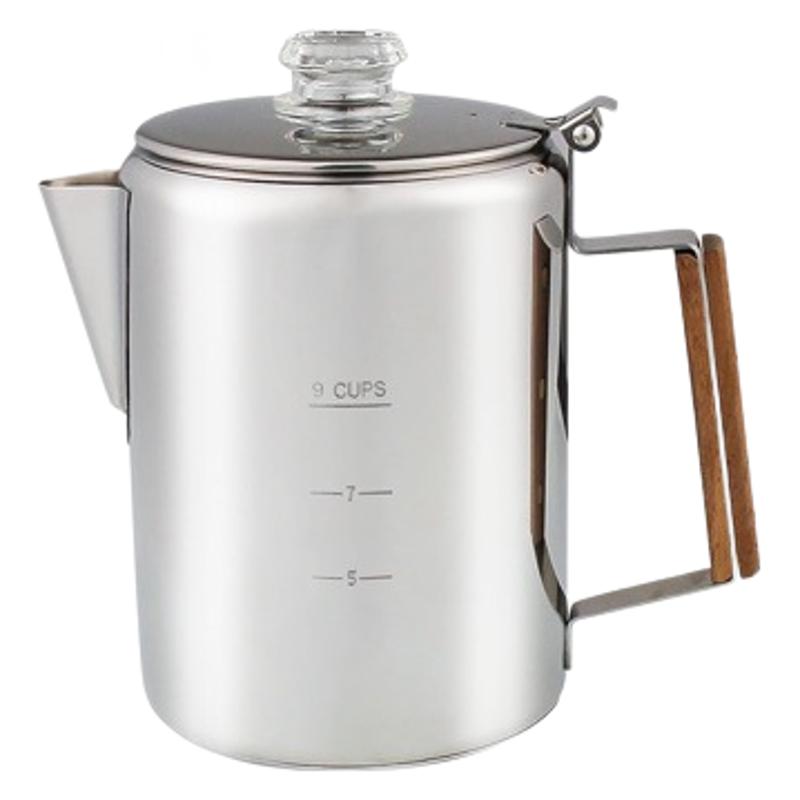 9 Cup Coffee Percolators 1500m - Camp Percolator Coffee ulasan dan harga
