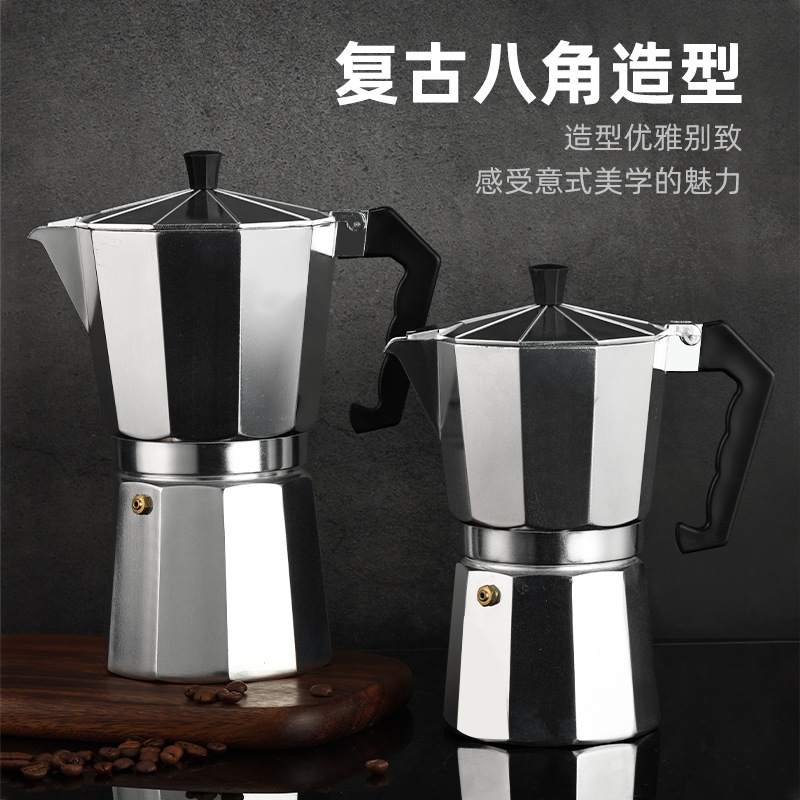 Aluminum Coffee Kettle Latte P - Camp Percolator Coffee ulasan dan harga