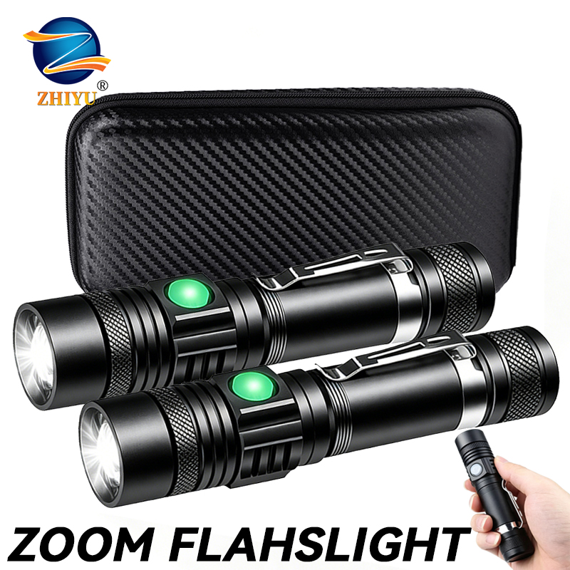 T6 LED Rechargeable Flashlight - Outdoor Camping Adventure Lamp ulasan dan harga