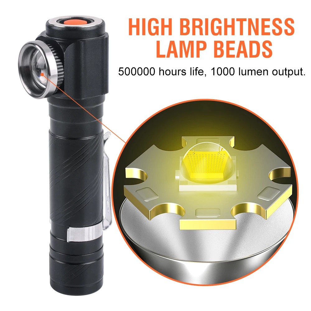 Super Bright LED 90 ° Headlamp - Headlamp ulasan dan harga